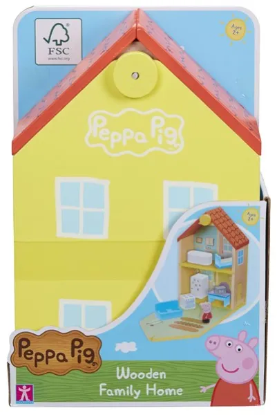 Boti Wooden Dollhouse Peppa Pig with Accessories